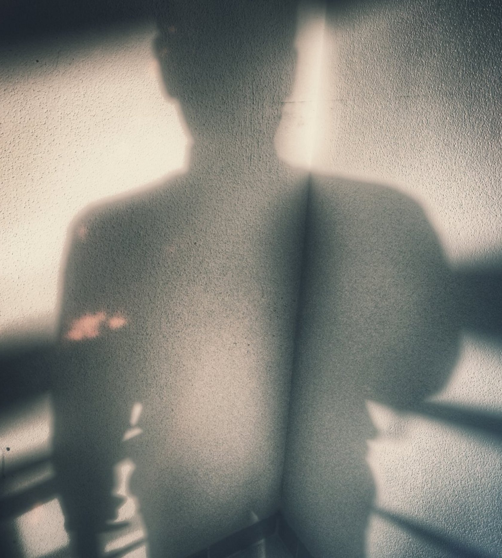 Der Schatten einer Person