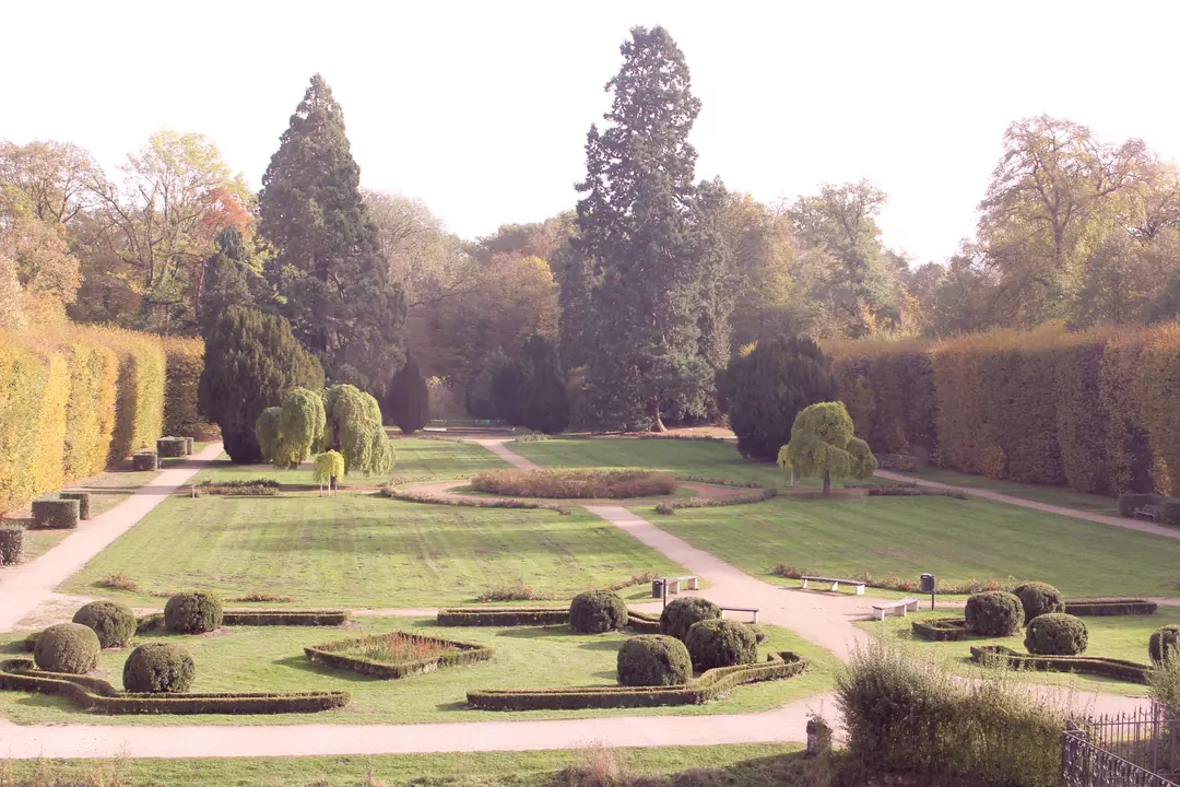 formaler schlossgarten hecken topiary parkanlage
