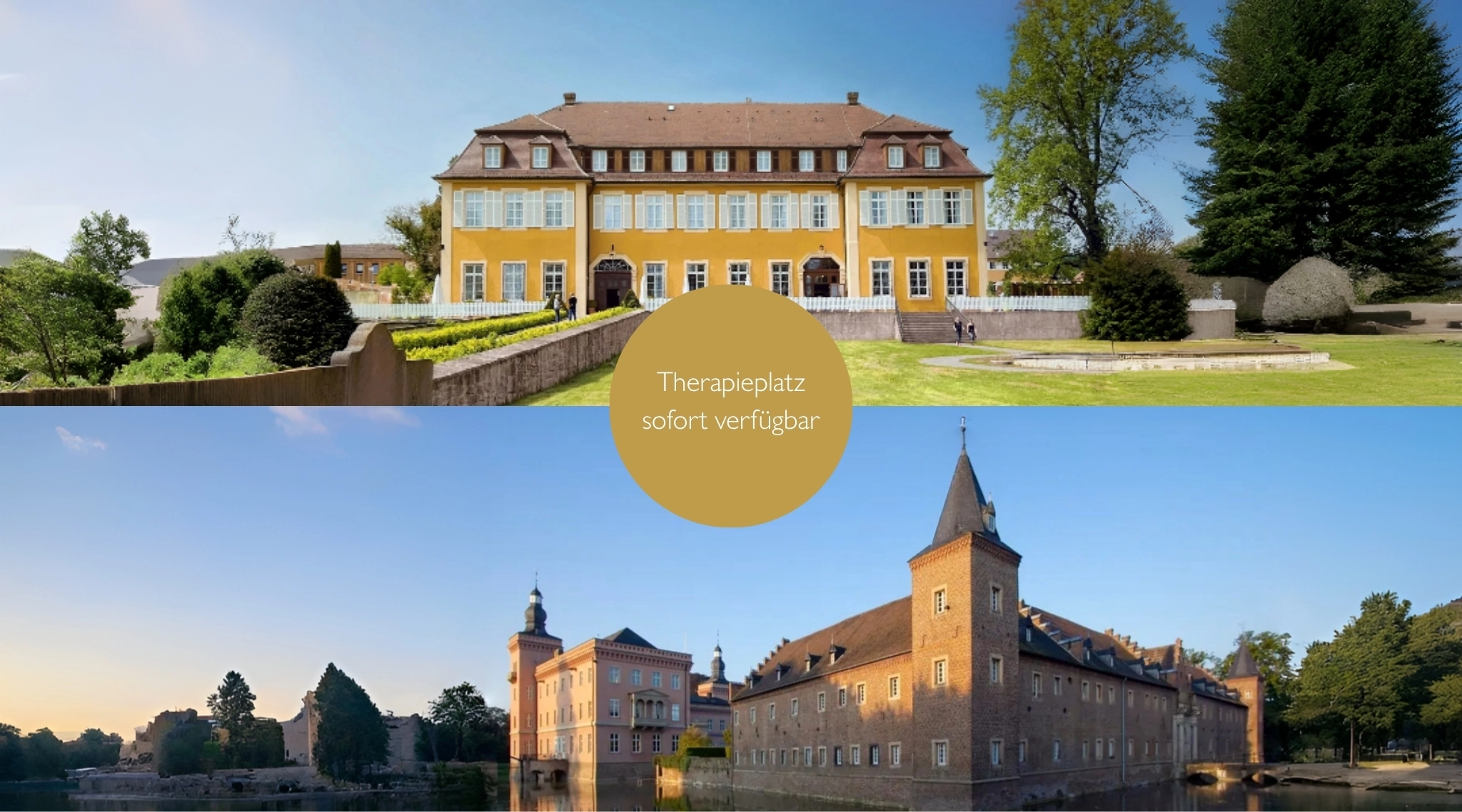 schloss therapiezentrum historisches gebaeude park